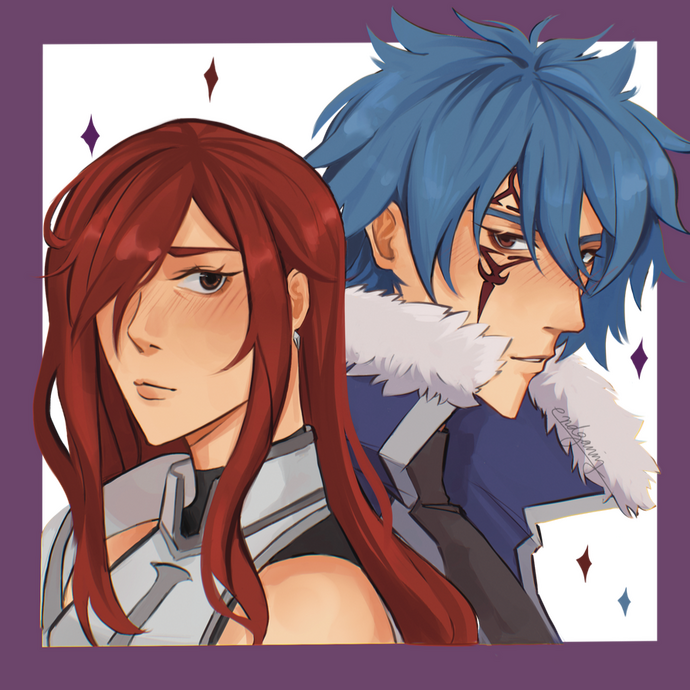 Digital Character Square Portrait (2 Characters)