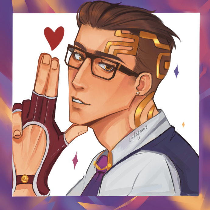 Digital Character Square Portrait (Single)